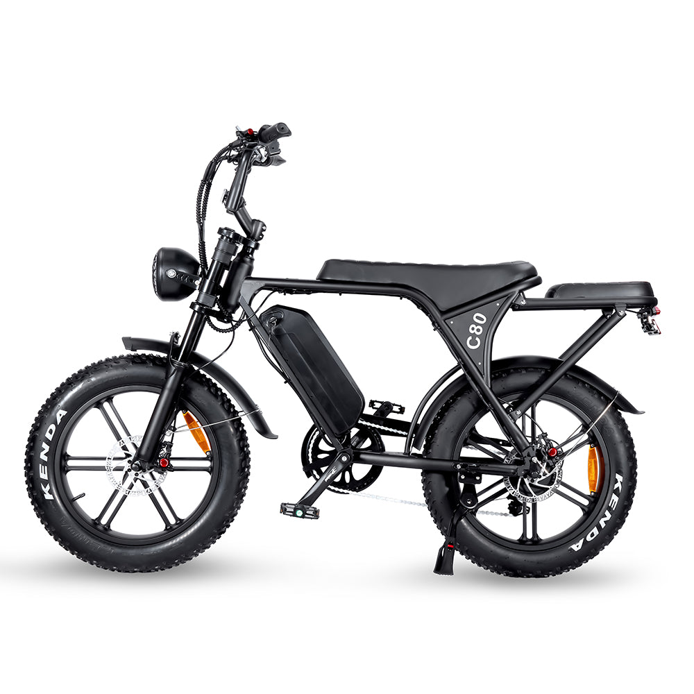 Combi-Deal! - OUXI V8 - C80 - Fatbike - Zwart
