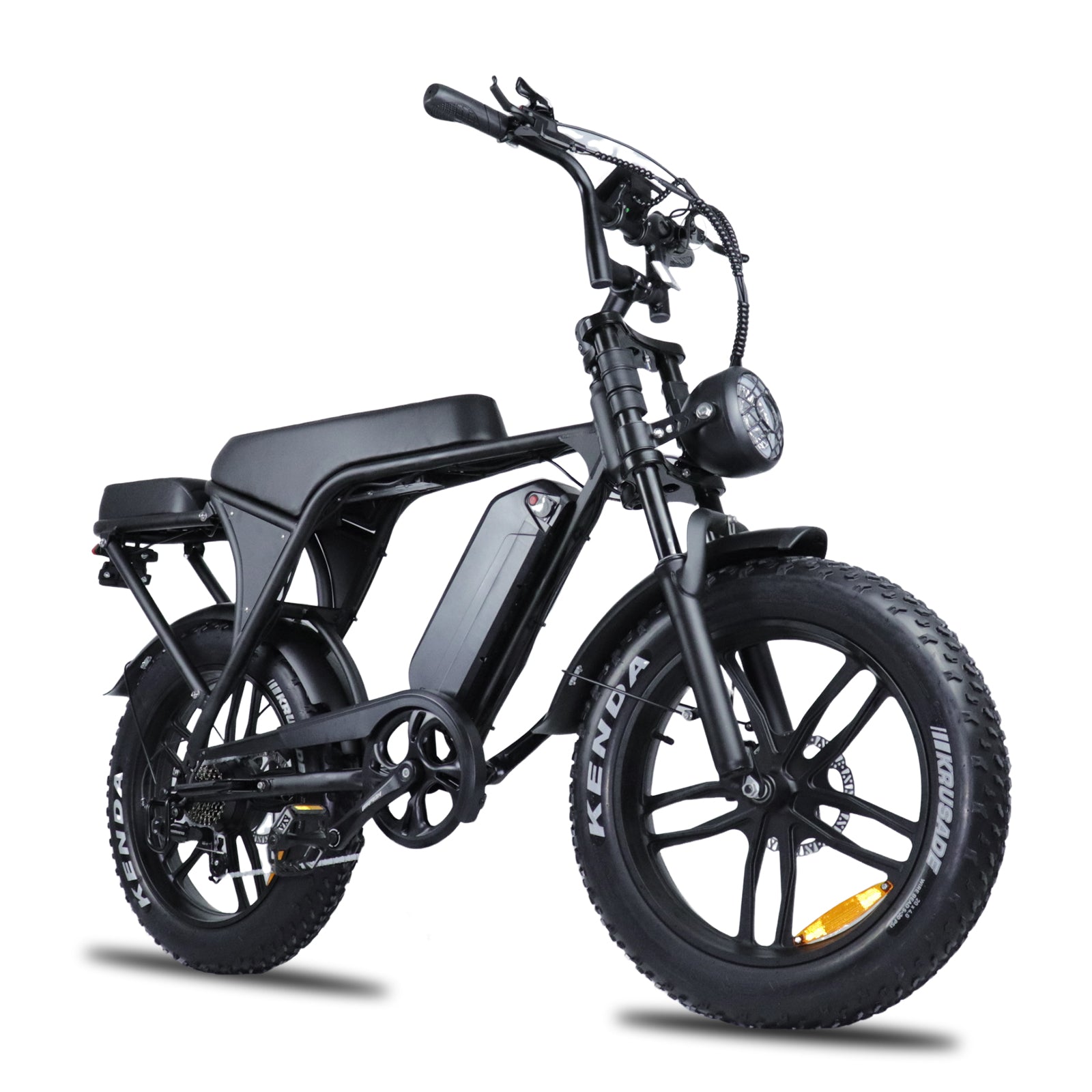 Combi-Deal! - OUXI V8 - C80 - Fatbike - Zwart