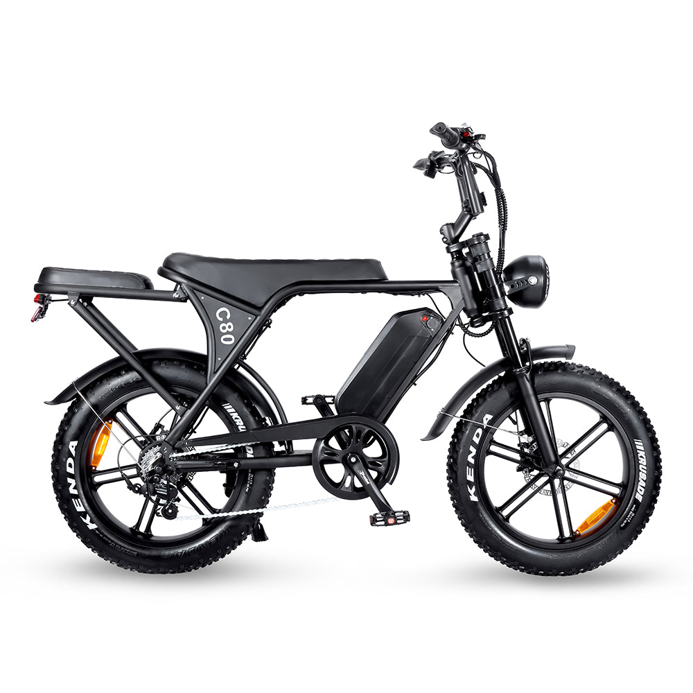 Ouxi V8 (5.0) - (C80) - Fatbike - Zwart