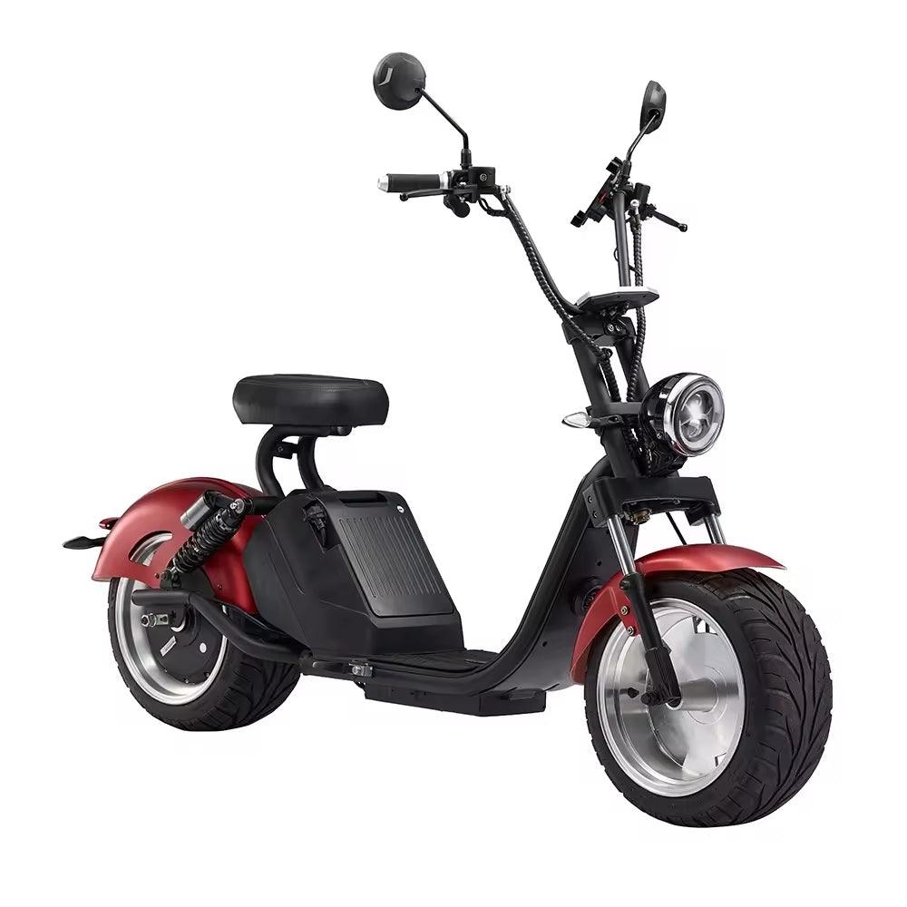 E-chopper HL3.0S - Elektrische scooter - Mat rood