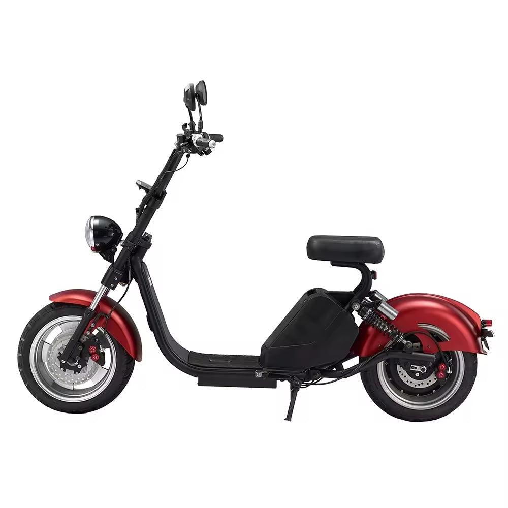 E-chopper HL3.0S - Elektrische scooter - Mat rood