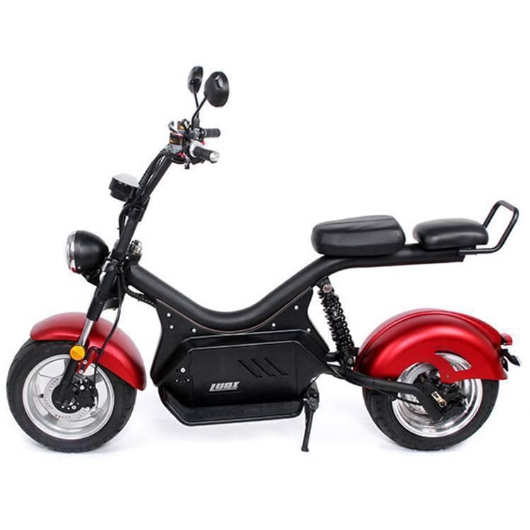 E-chopper HL4.0T - Elektrische scooter - Mat rood
