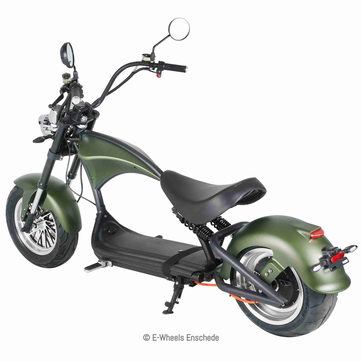 E-chopper M1P - Elektrische scooter - Mat Groen