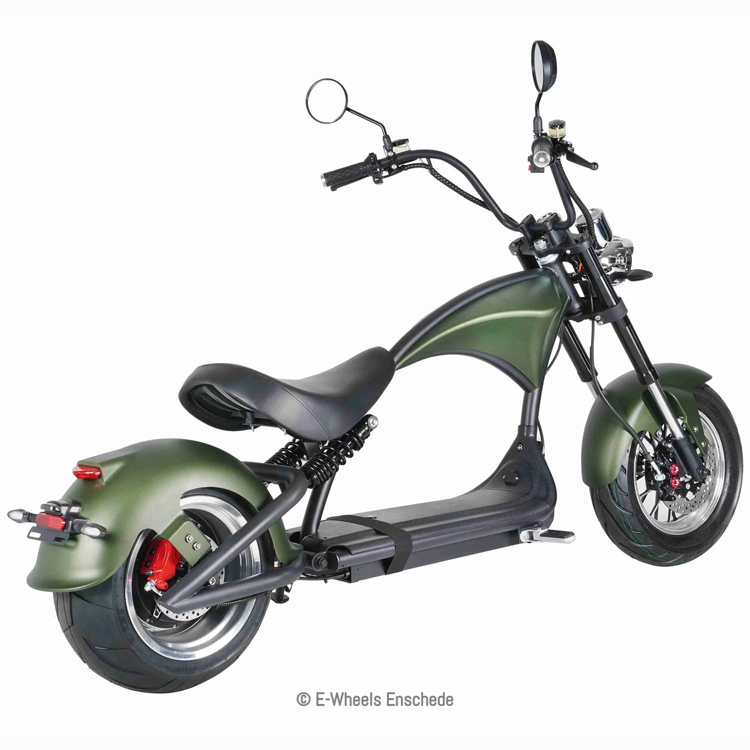 E-chopper M1P - Elektrische scooter - Mat Groen