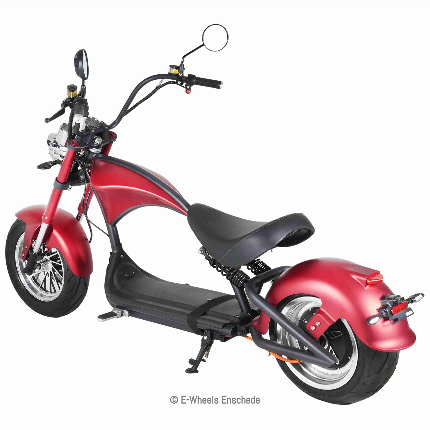 E-chopper M1P - Elektrische scooter - Mat rood