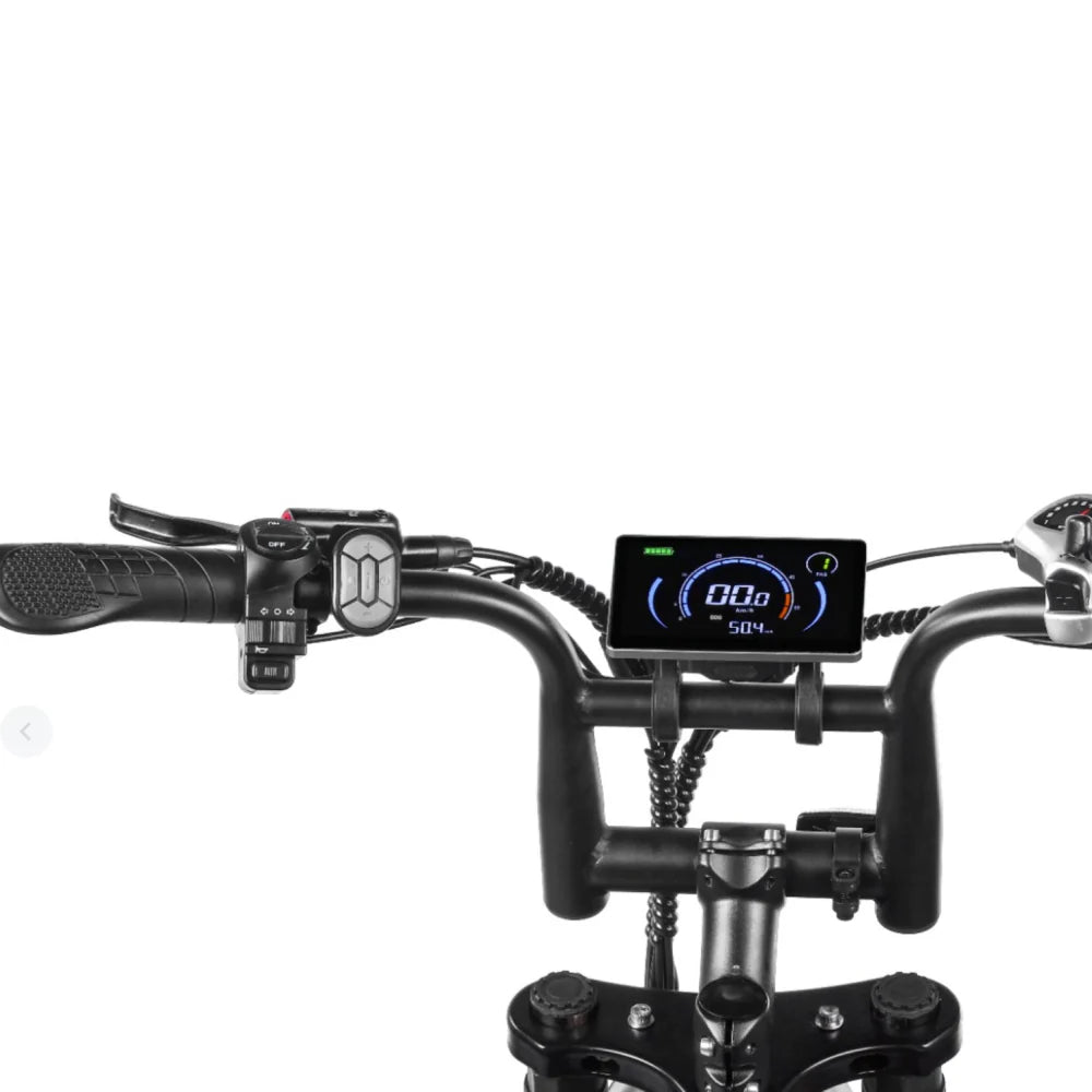 Combi-Deal! - OUXI V8 - C80 - Fatbike - Zwart
