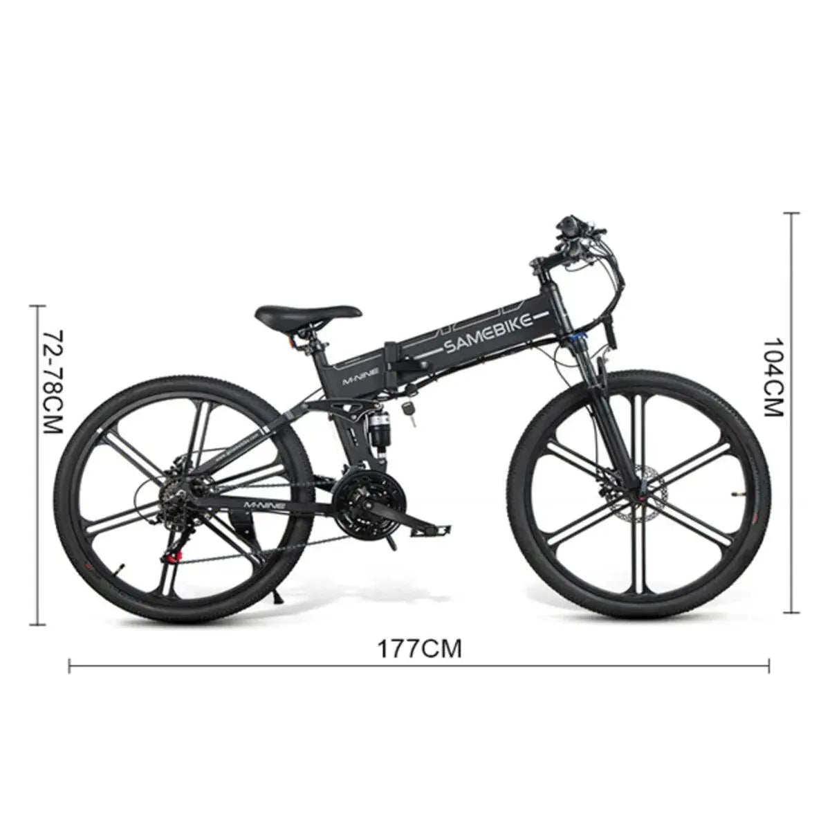 Samebike LO26-II - Elektrische vouwfiets - Wit