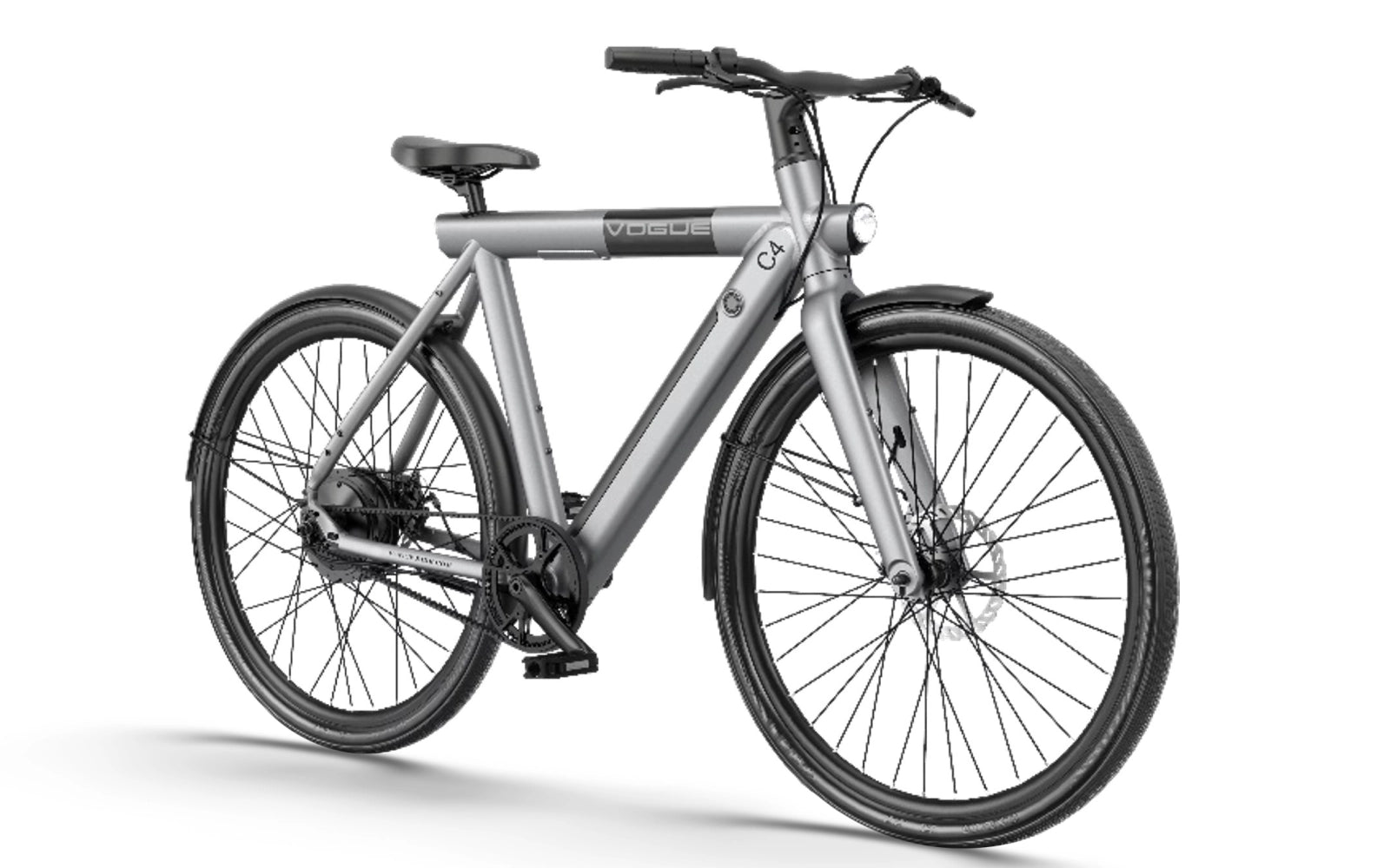 Vogue C4 (7-Speed Belt) - Hoge instap - E-bike - Gravity Grijs