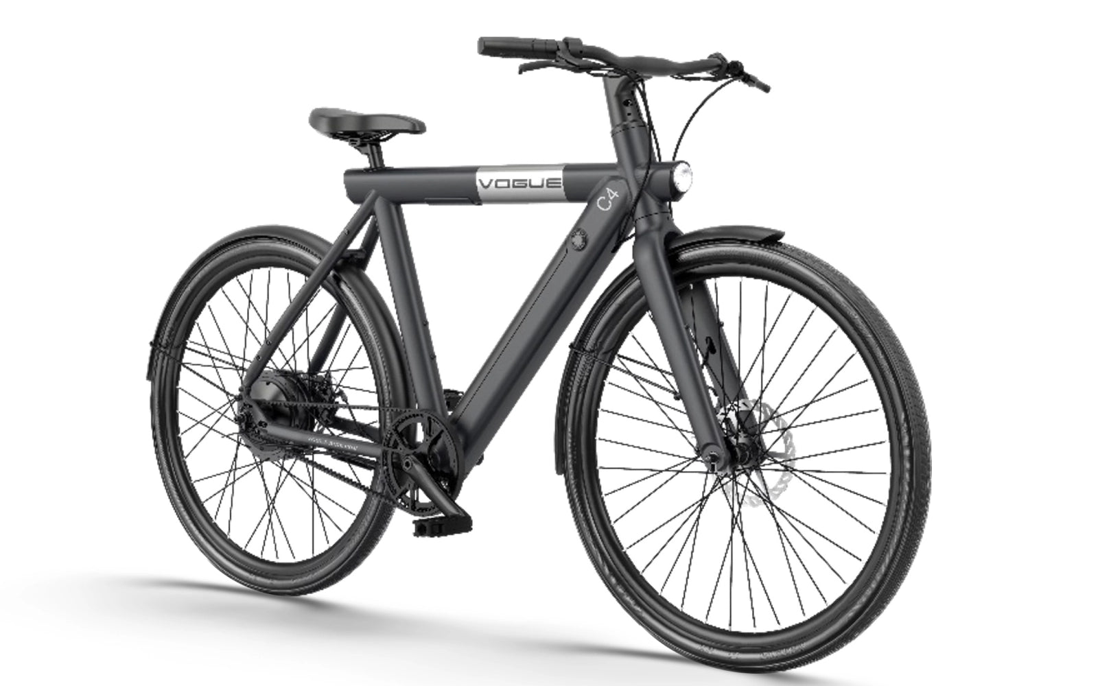 Vogue C4 (7-Speed Belt) - Hoge instap - E-bike -Stealth Zwart