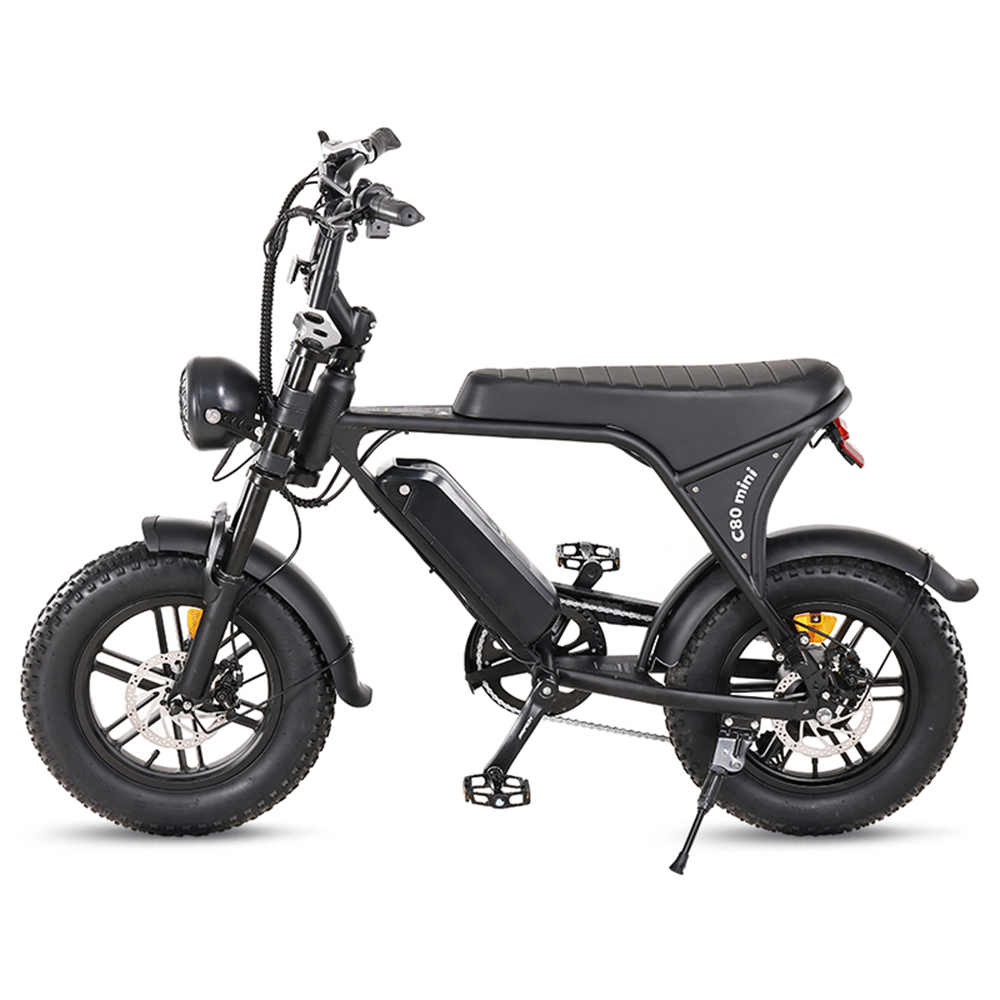 C80 - Mini Fatbike - Zwart