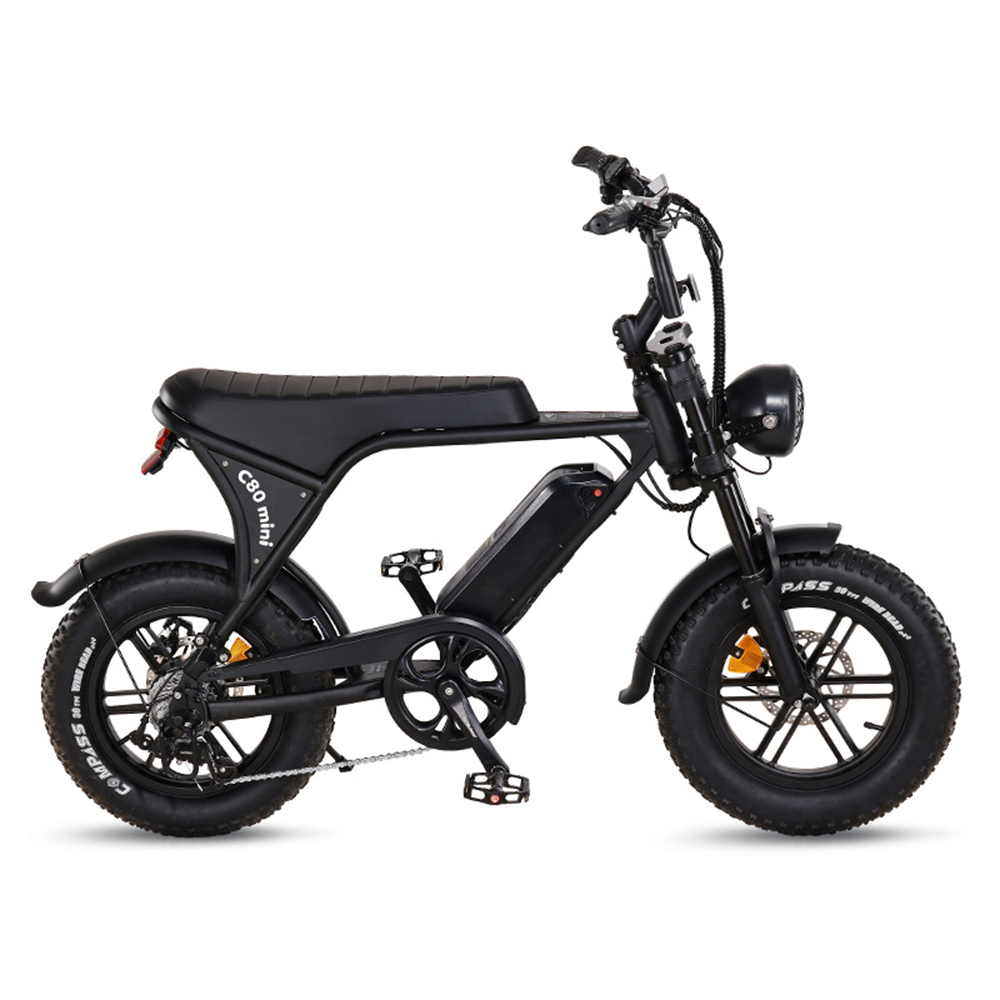 C80 - Mini Fatbike - Zwart