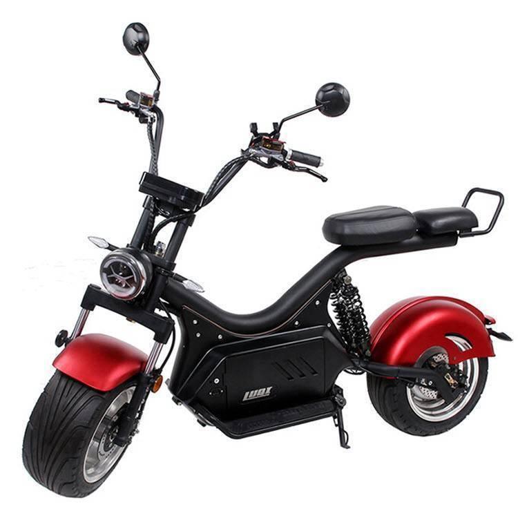 E-chopper HL4.0T - Elektrische scooter - Mat rood