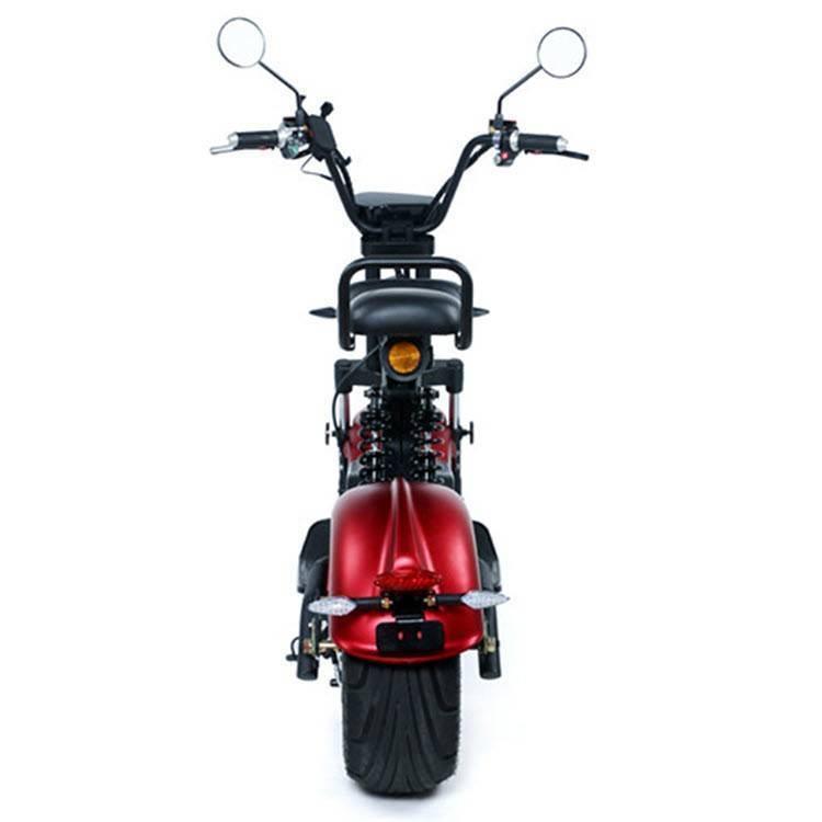 E-chopper HL4.0T - Elektrische scooter - Mat rood