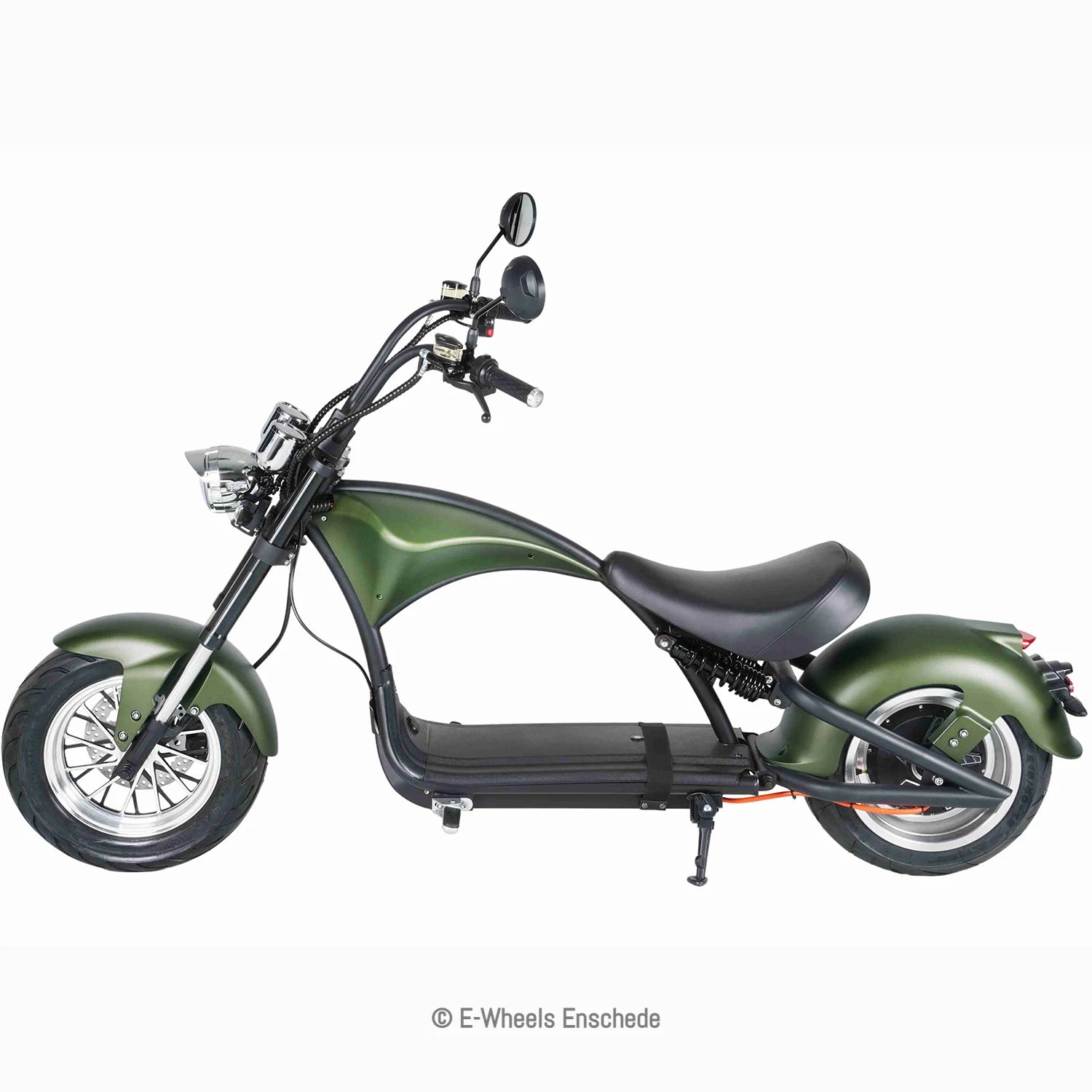 E-chopper M1P - Elektrische scooter - Mat Groen