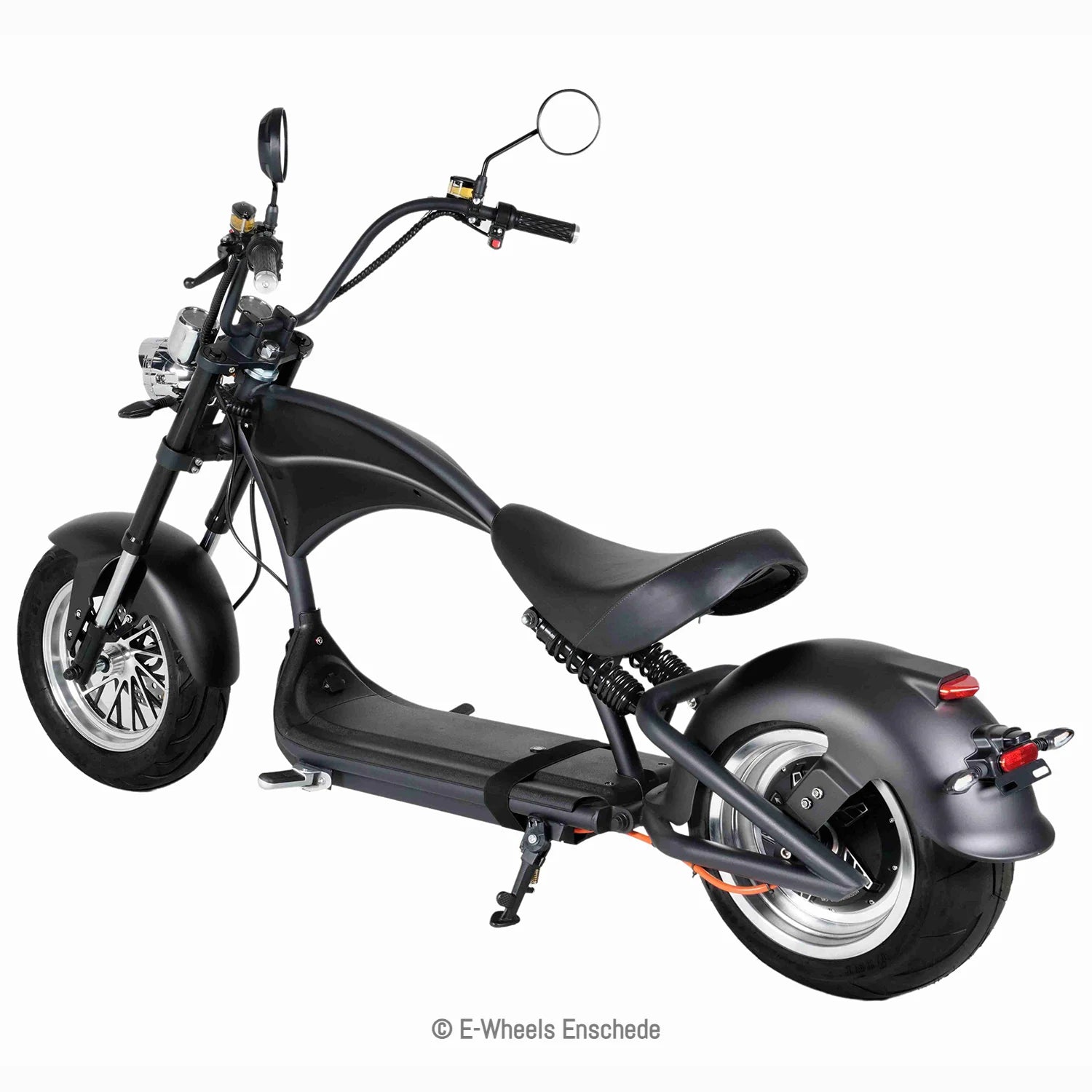 E-chopper M1P - Elektrische scooter - Mat Zwart