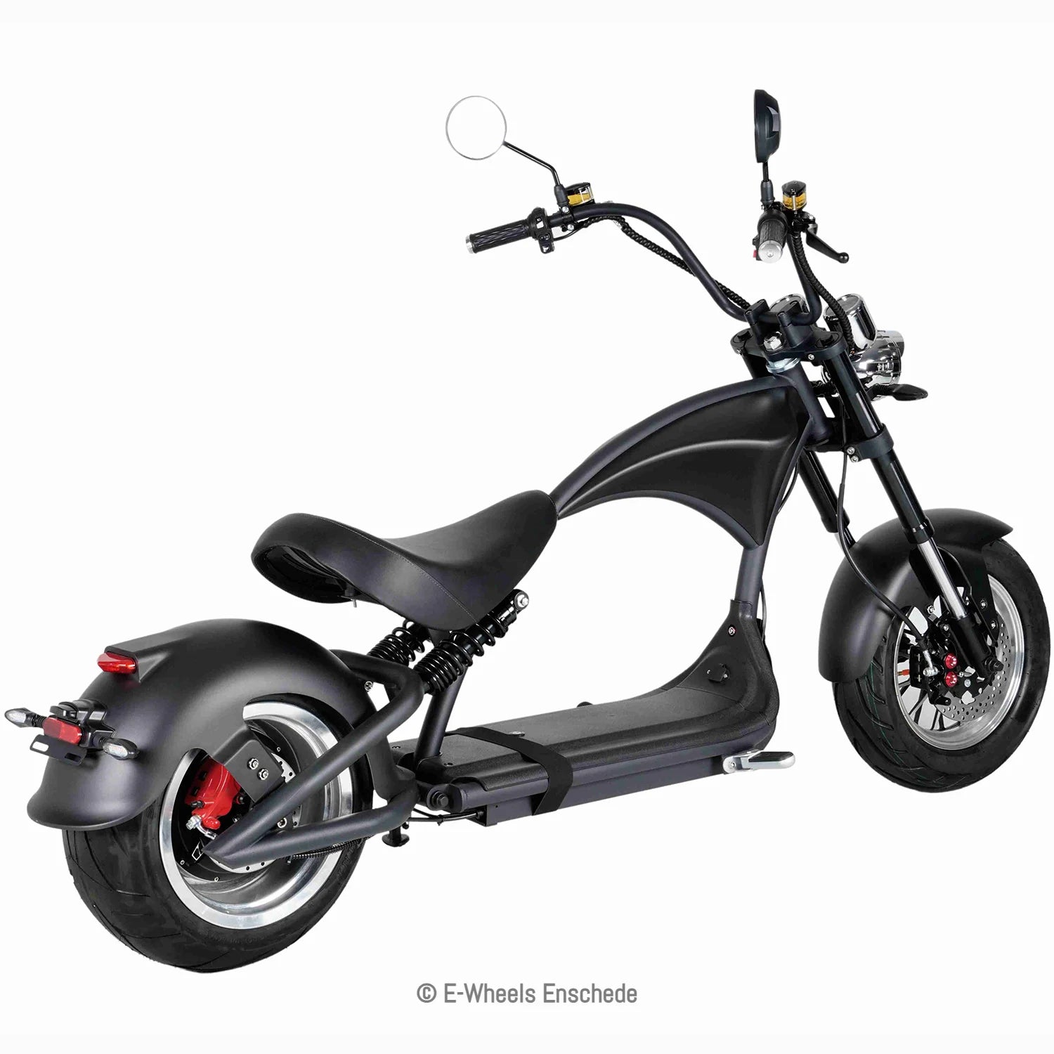 E-chopper M1P - Elektrische scooter - Mat Zwart