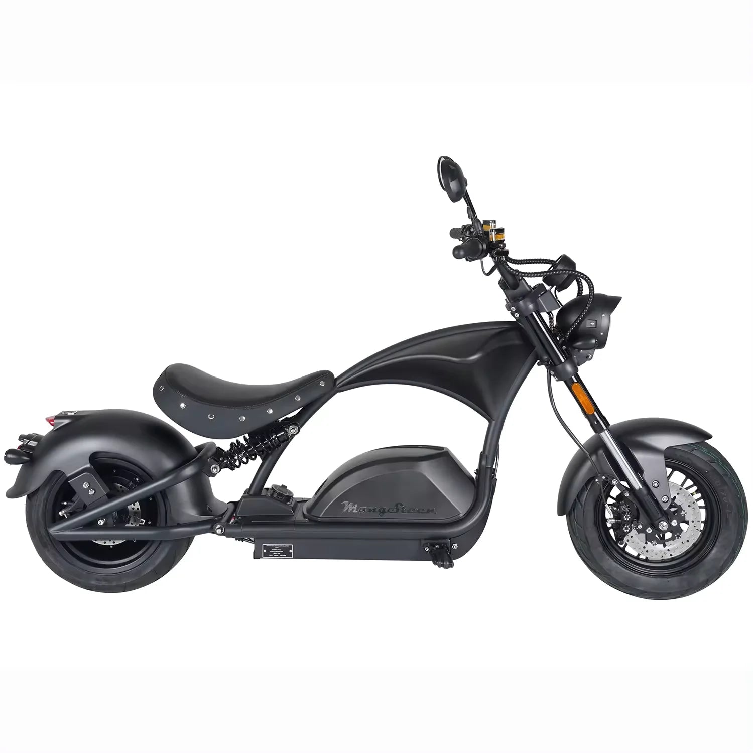 E-chopper M1PS - Elektrische Scooter - Mat Zwart