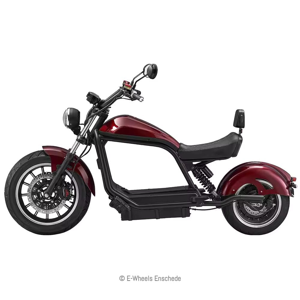 Cafe cruiser HL6.0 - Elektrische scooter - Wine rood