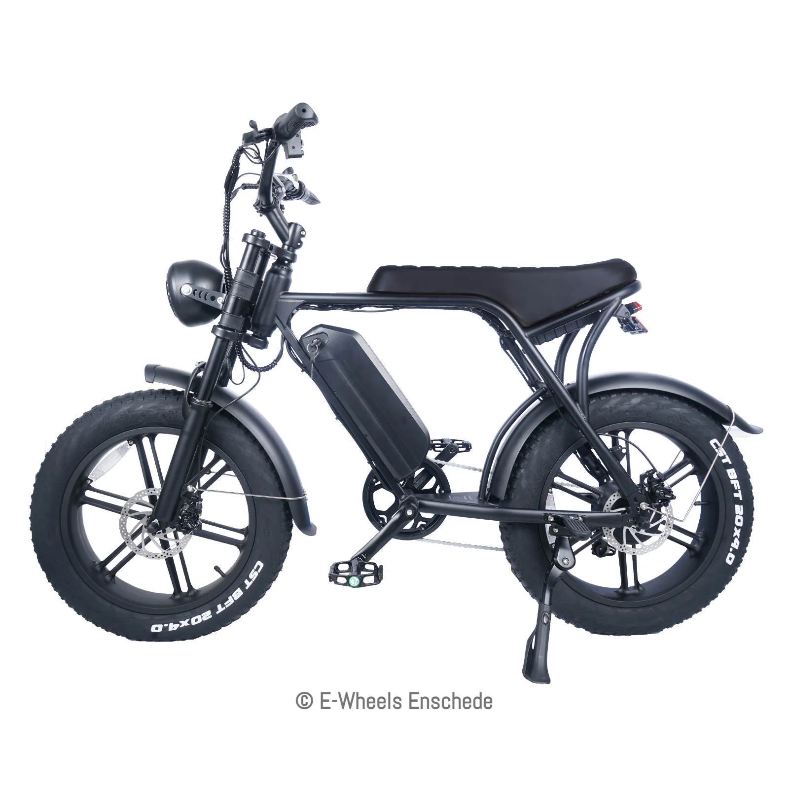 Ouxi V8 - Fatbike - Zwart