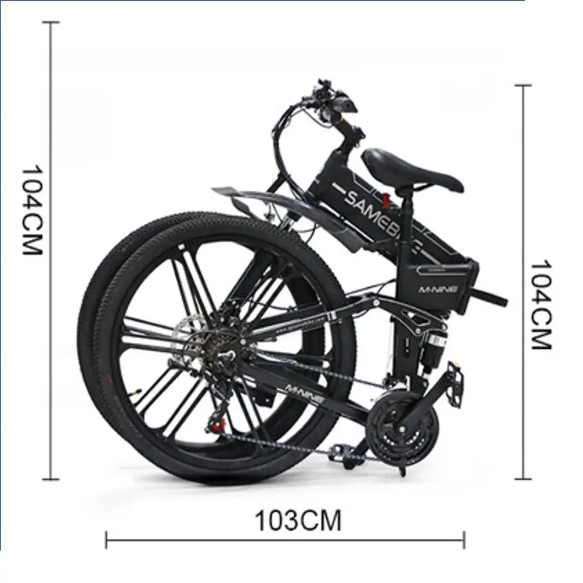 Samebike LO26-II - Elektrische vouwfiets - Zwart