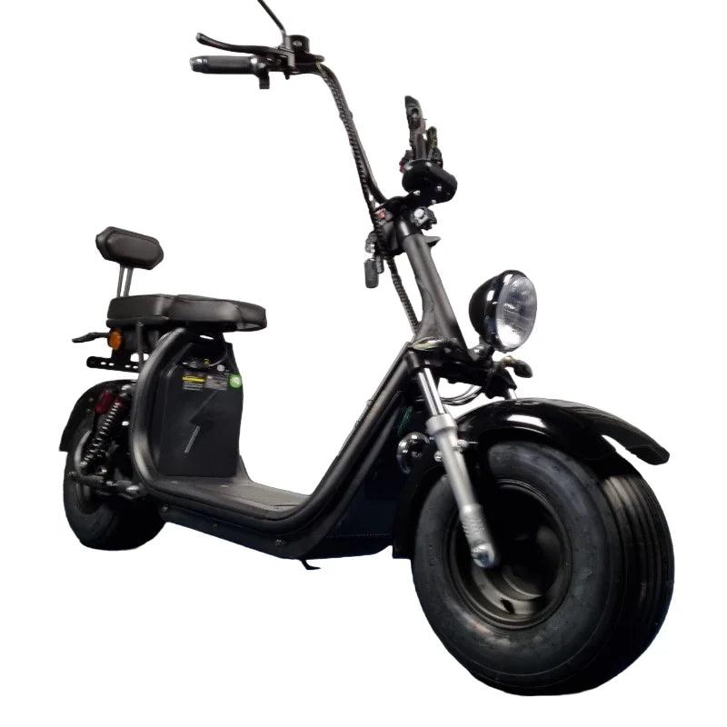 E-chopper CP1 - Elektrische scooter - Glans zwart - E-Wheels Enschede