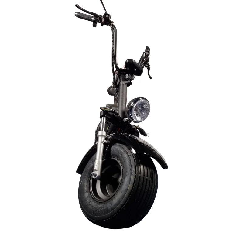 E-chopper CP1 - Elektrische scooter - Glans zwart - E-Wheels Enschede