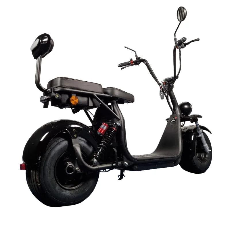 E-chopper CP1 - Elektrische scooter - Glans zwart - E-Wheels Enschede