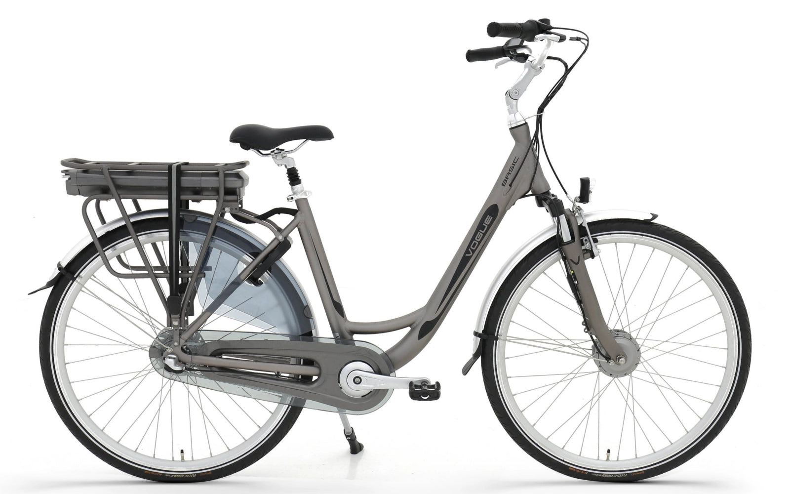 Voque Basic 7SP - Lage instap - E-bike - Mat Grijs